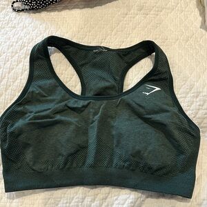 Gymshark Dark Green Sports Bra XXL